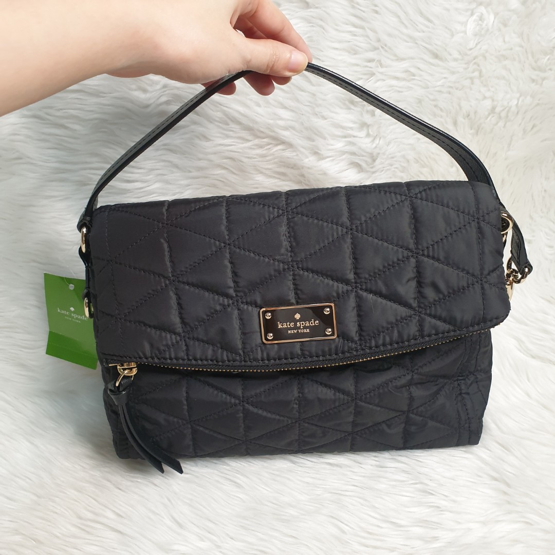 Kate spade top quilted nylon bag