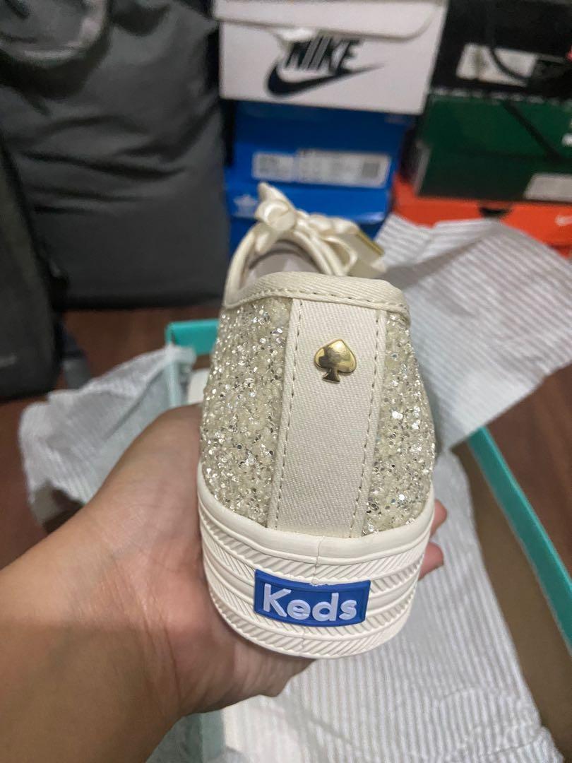 Kate spade triple decker glitter keds clearance