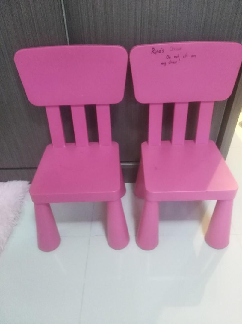 Kids ikea chairs, Furniture & Home Living, Furniture, Chairs on Carousell