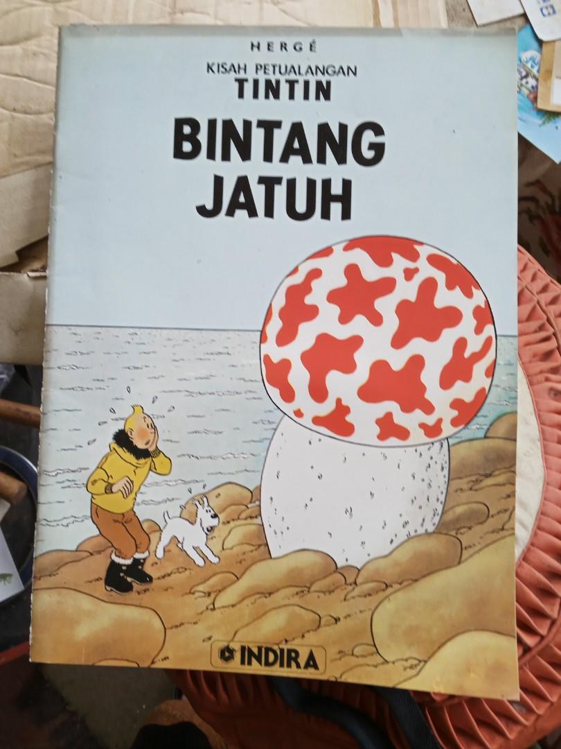 Komik Tintin By Indira Bintang Jatuh Buku And Alat Tulis Komik Dan