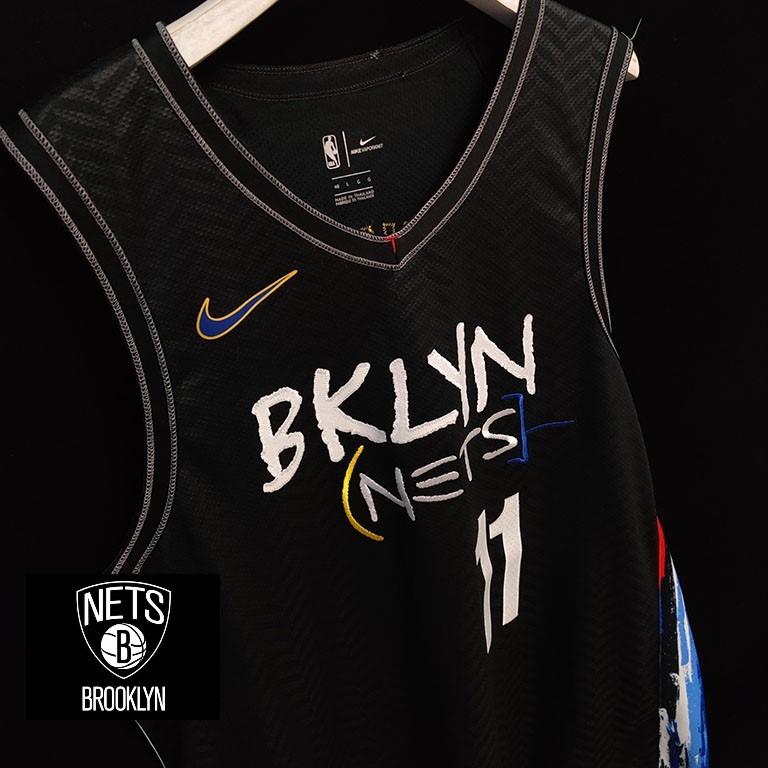 Kyrie Irving Brooklyn Nets city edition NBA jersey Men s Fashion