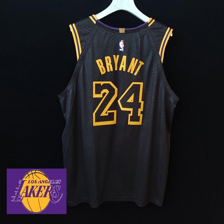 LA Lakers Black Mamba authentic Kobe Bryant NBA jersey, Men's Fashion,  Activewear on Carousell