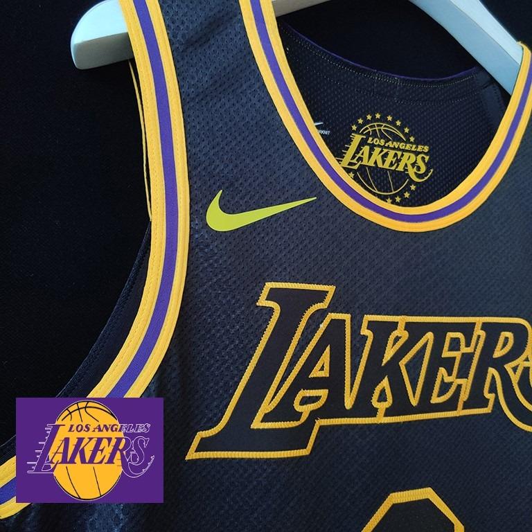 LA Lakers Black Mamba authentic Kobe Bryant NBA jersey, Men's Fashion ...