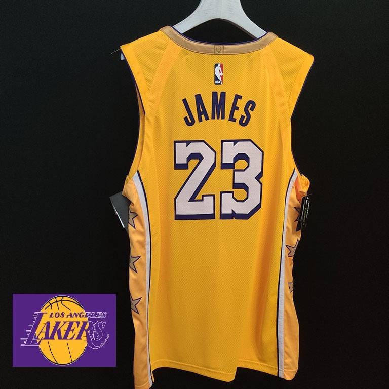 NIKE LAKERS LEBRON JAMES JERSEY LORE SERIES CITY EDITION VAPORKNIT