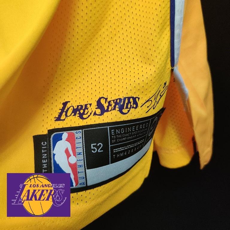 100% Authentic Lebron James Nike Lore Series City Lakers Jersey