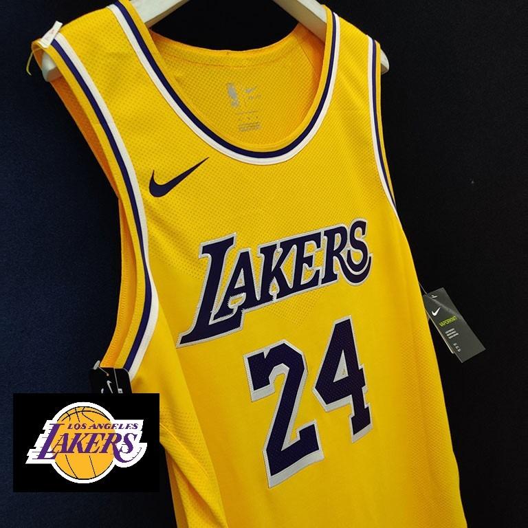 Nike Los Angeles Lakers #24 Kobe Bryant Icon Edition Men Jersey NWT! also  Patch