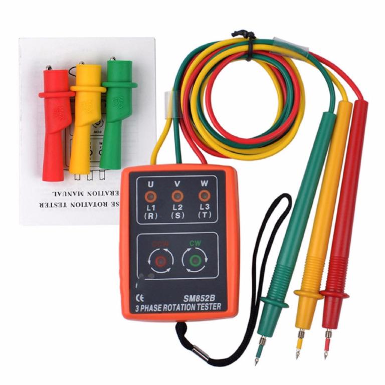 LED Phase Sequence Meter Rotation Indicator Tester, Audio, Other Audio ...