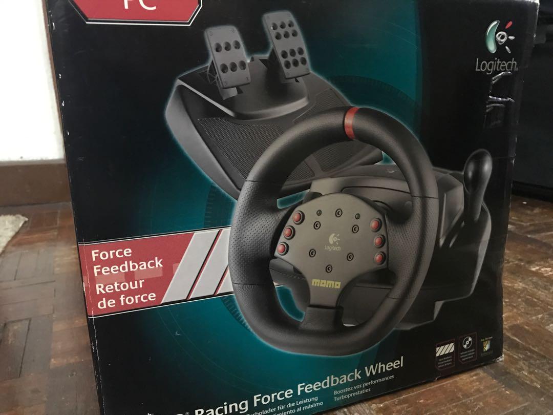 Teenager delvist mudder Logitech MOMO Racing Force Feedback Wheel PC/PS3, Video Gaming, Gaming  Accessories, Virtual Reality on Carousell