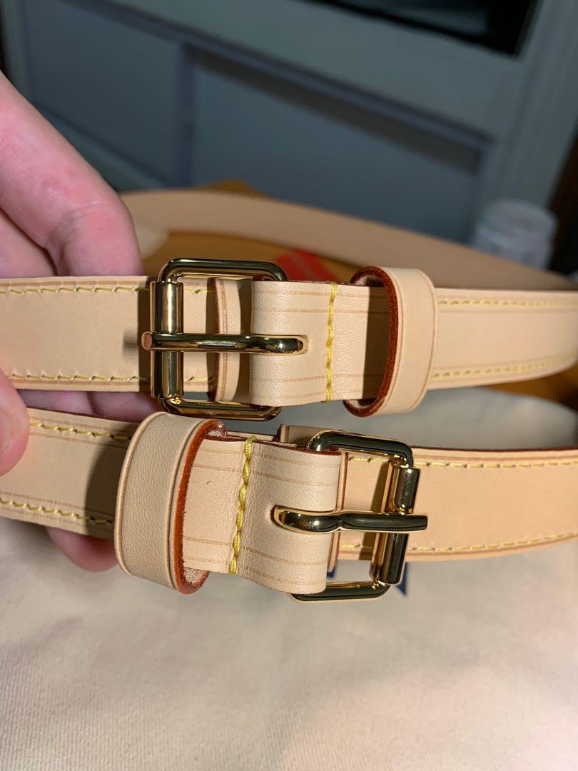 Louis Vuitton Adjustable Shoulder Strap in Vachetta, Women's Fashion,  Watches & Accessories, Other Accessories on Carousell