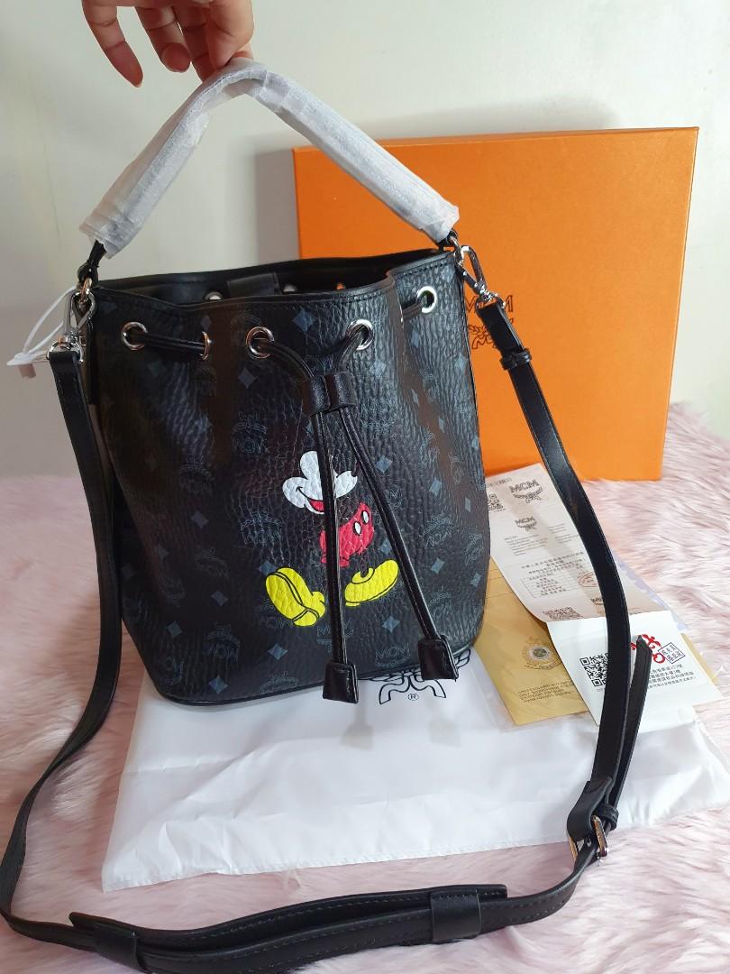 Mcm mickey mouse bag deals