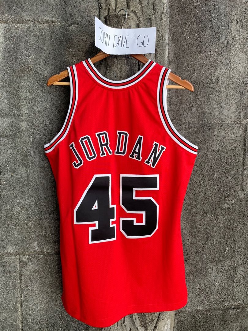 Mitchell and ness jordan sale 45 jersey