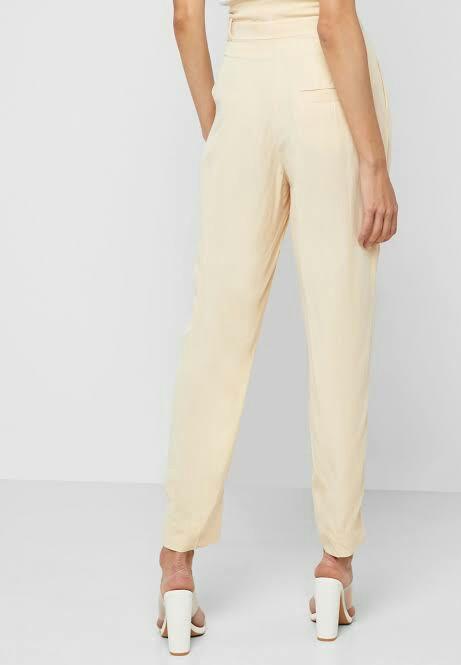 New !! Mango Belted Trousers, Fesyen 
