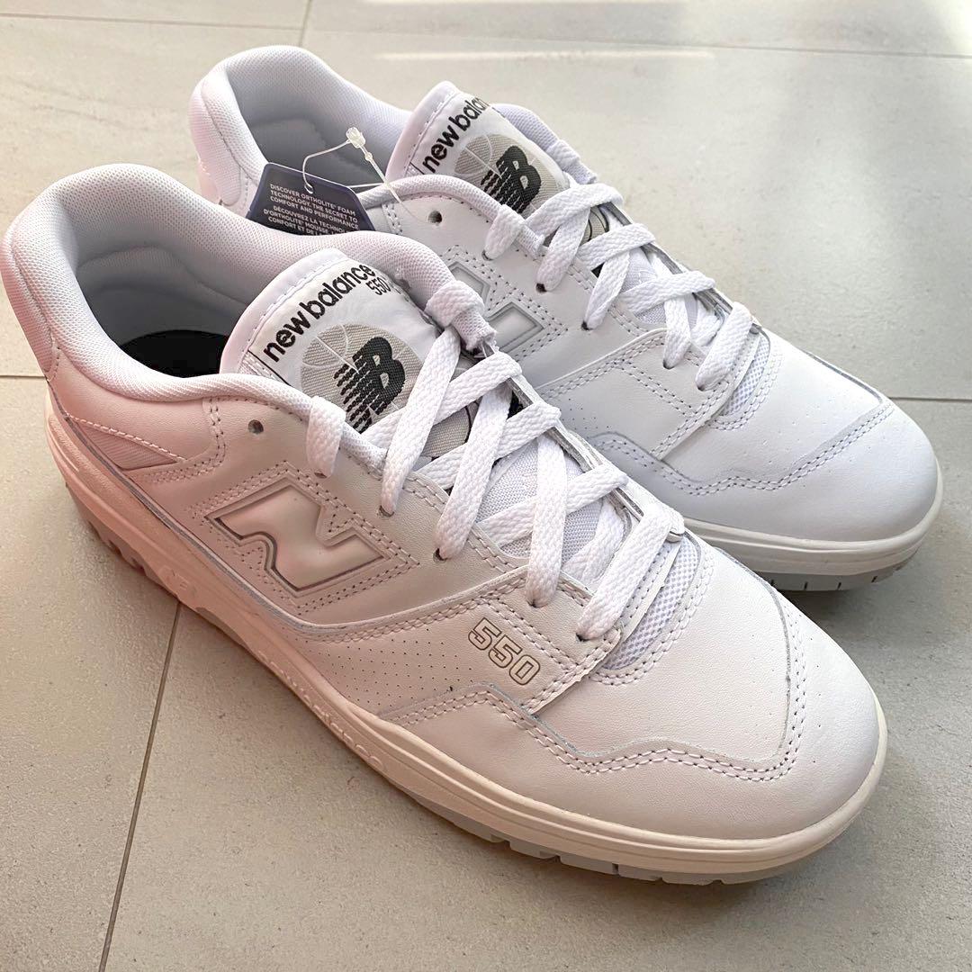 New Balance 550 Triple White BB550PB1, Men's Fashion, Footwear, Sneakers on  Carousell