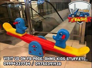 New Seesaw Slide with Swing Playground Set See saw Brandnew Ride on Car Kids Toy