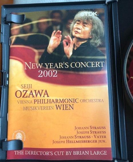 NEW YEAR'S CONCERT 2002 SEIJI OZAWA DVD VIENNA PHILHARMONIC