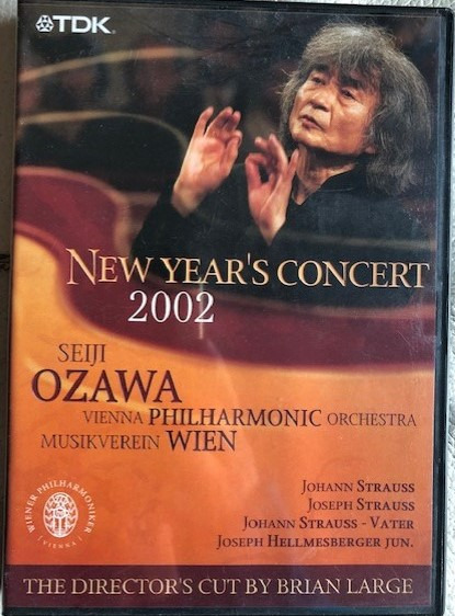 NEW YEAR'S CONCERT 2002 SEIJI OZAWA DVD VIENNA PHILHARMONIC