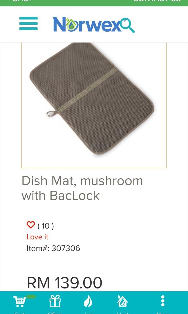 Dish Mat with BacLock®