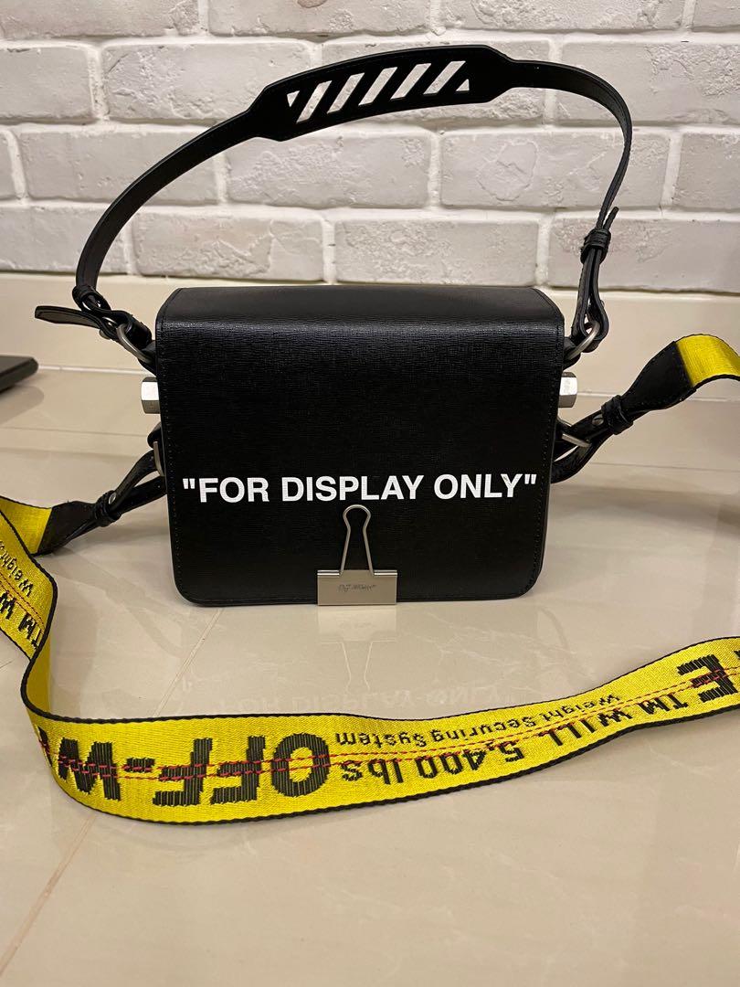 Binder clip off white bag best sale