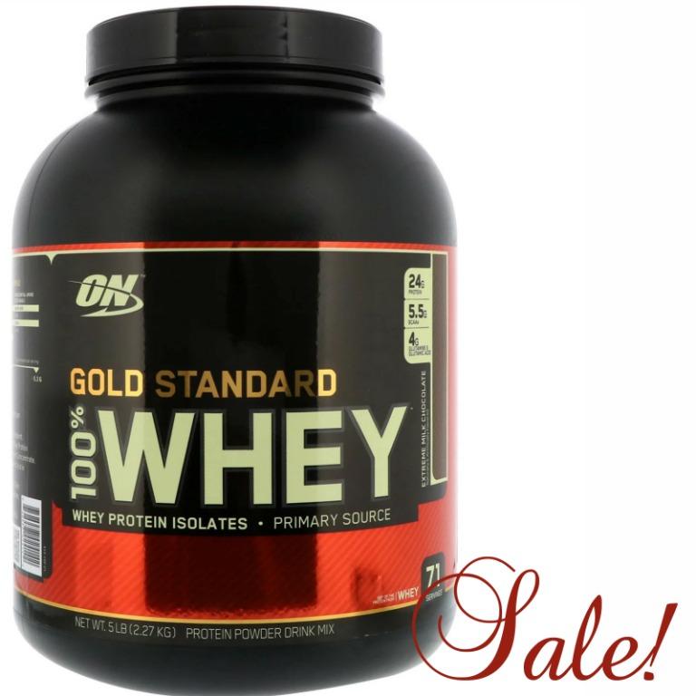 Optimum Nutrition Protein Powder 5lbs Health Nutrition Health Supplements Sports Fitness Nutrition On Carousell