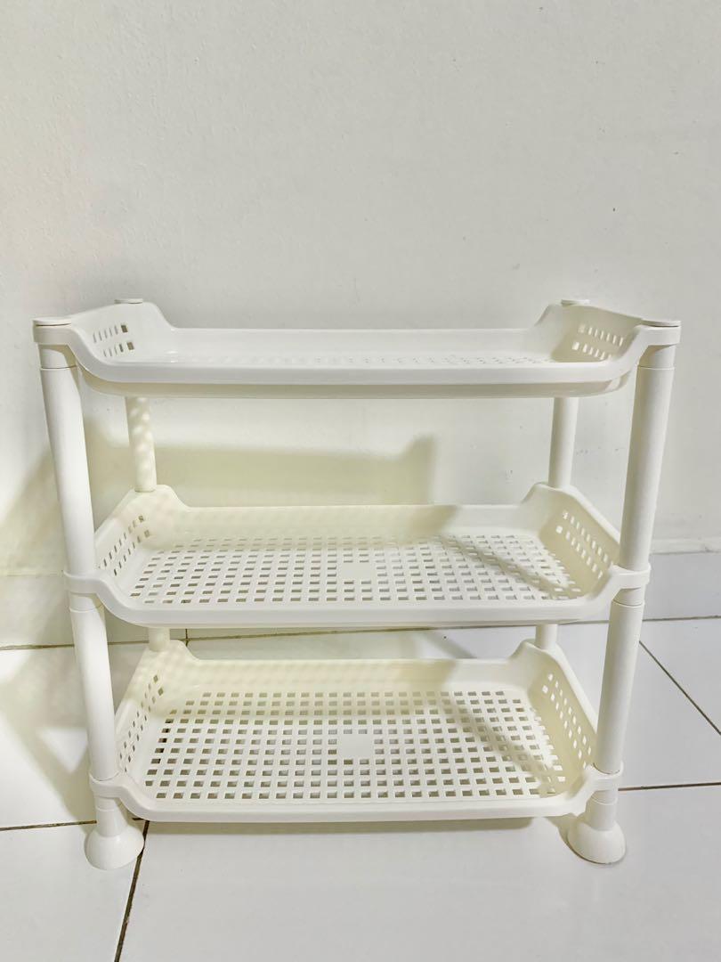 Plastic shelf rack, Furniture & Home Living, Furniture, Shelves ...