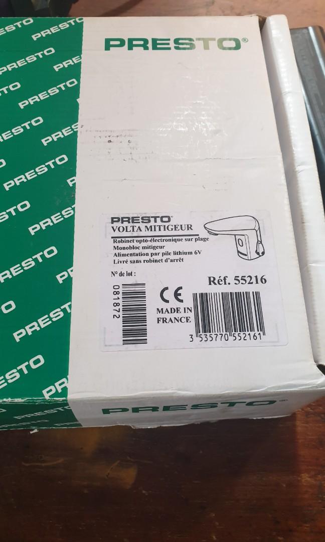 Presto Volta Mitigeur Automatic Faucet (Category: Other Kitchen Appliances) located in Marilao. Submitted by laody (Listing ID 1069890360, Image 3). Description: Presto Volta Mitigeur Automatic Faucet Original Made in France with extra battery mall price is 25k up if available in Philippines brand new.