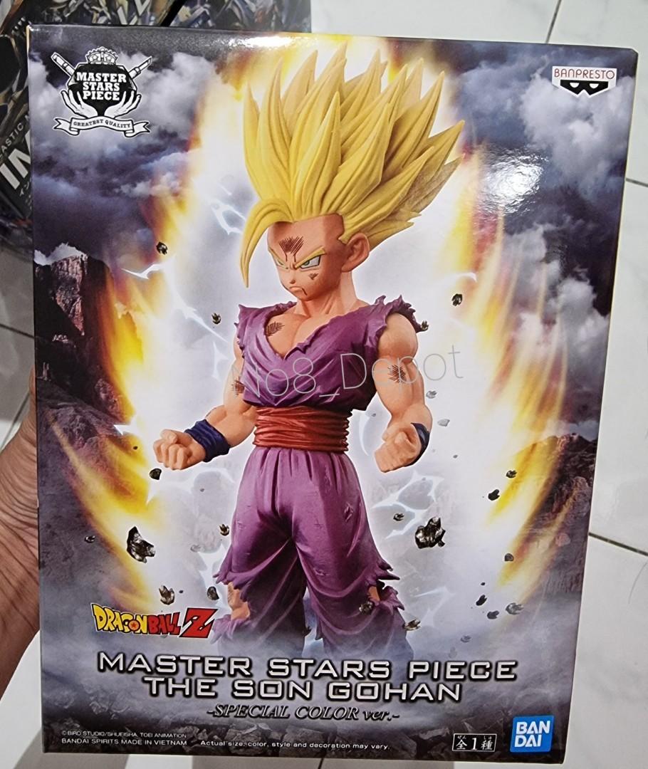 Readystock Re Issue Master Stars Piece Msp Gohan Ss2 After Combat Look White Sticker Toys Games Action Figures Collectibles On Carousell