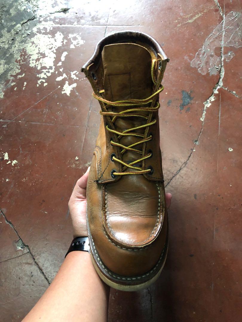 Red Wing 875 Moc Toe(9E US) (Category: Boots) located in Baguio. Submitted by master_of_brands (Listing ID 1069926496, Image 3). Description: Legit Red Wing 875 Moc Toe Men’s Used No sole separation Outsole .