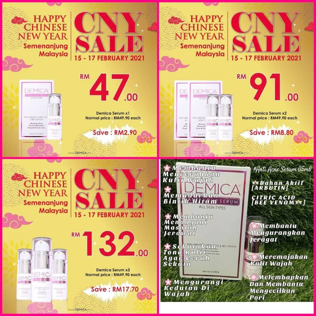 demica anti acne serum