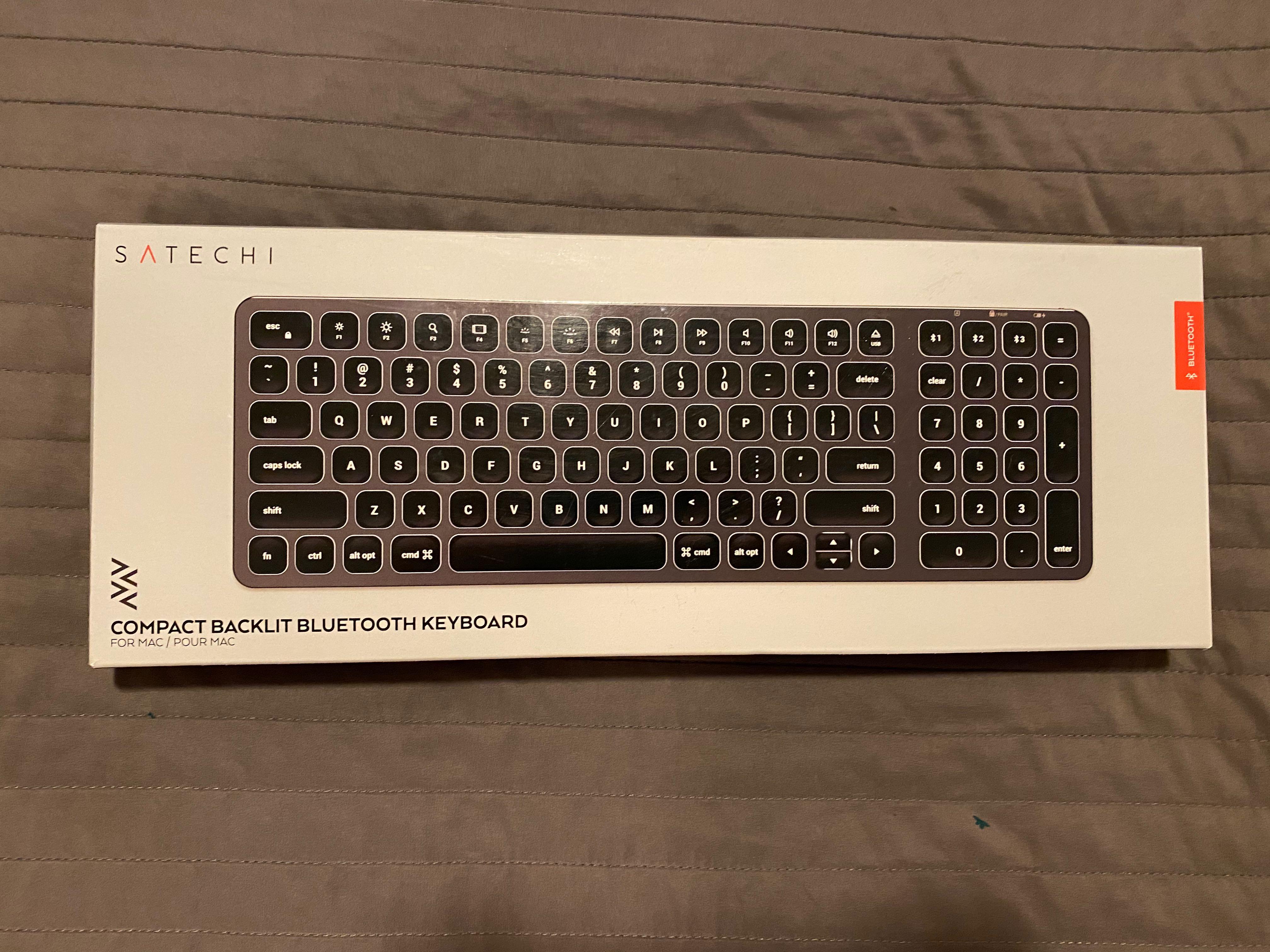 Satechi Aluminium Backlit Bluetooth Keyboard, Computers & Tech, Parts ...