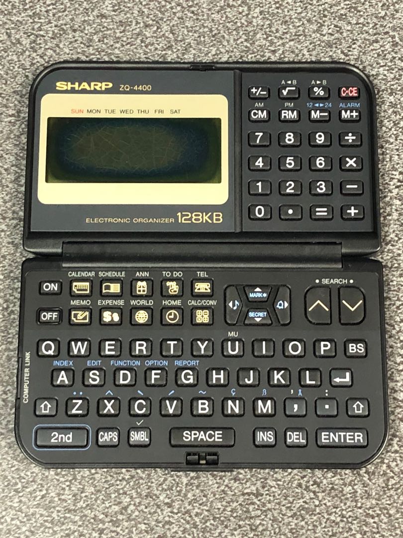 electronic pocket organizer
