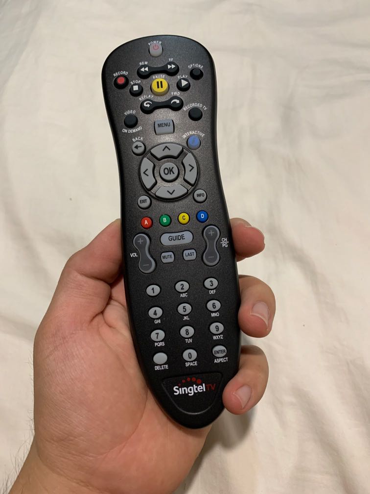 Singtel TV Remote Control, Home Appliances, TVs & Entertainment Systems