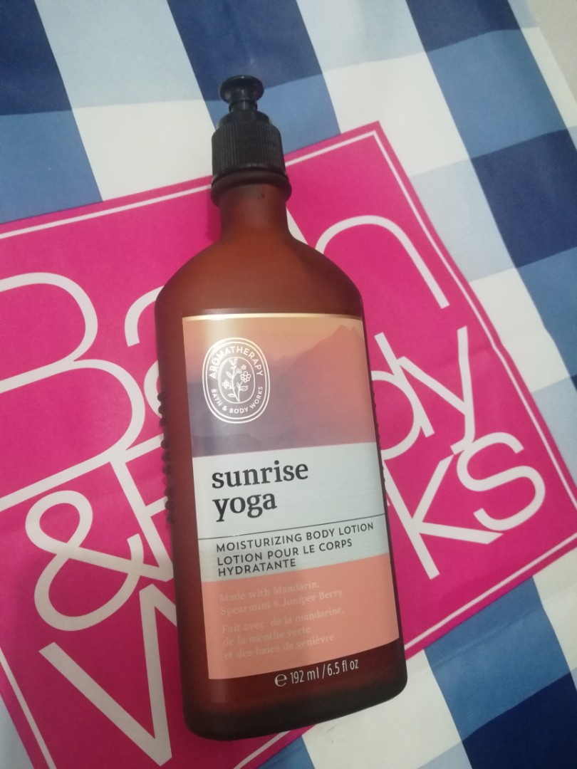 sunrise yoga lotion