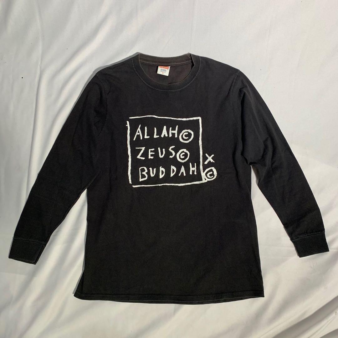 Supreme X Jean Michel Basquiat Allah Zeus Buddha Longsleeve Black, Fesyen  Pria, Pakaian , Atasan Di Carousell