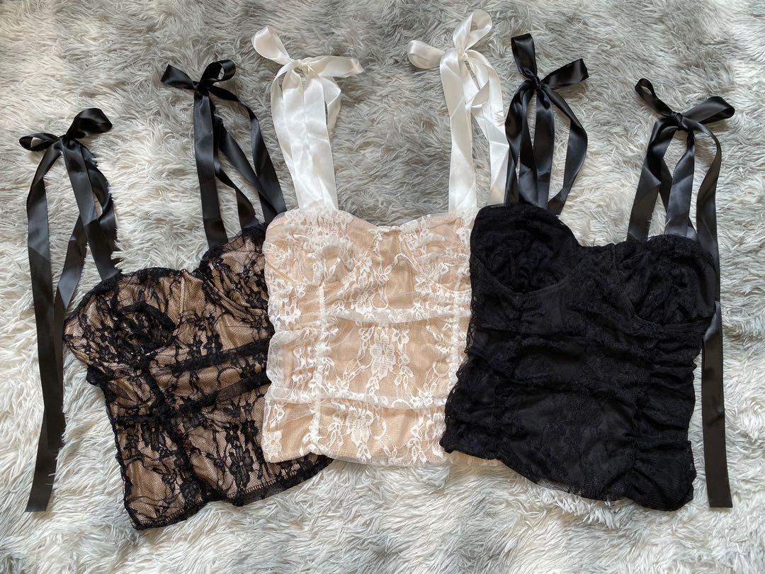 lace bustier top