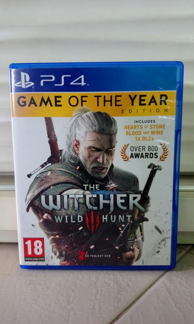 The Witcher III 3 Hearts Of Stone Expansion Pack (PlayStation 4, PS4) Sealed