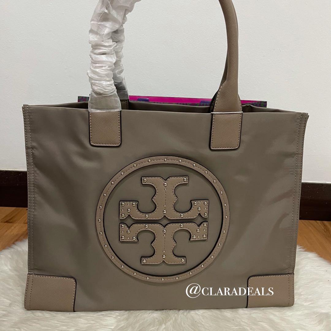 Tory burch ella studded tote 2025