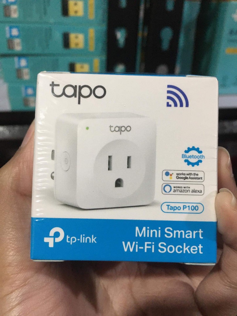 TP-Link Tapo P100 Smart Mini Wifi Socket 2 Pack , Nano Electrical Socket