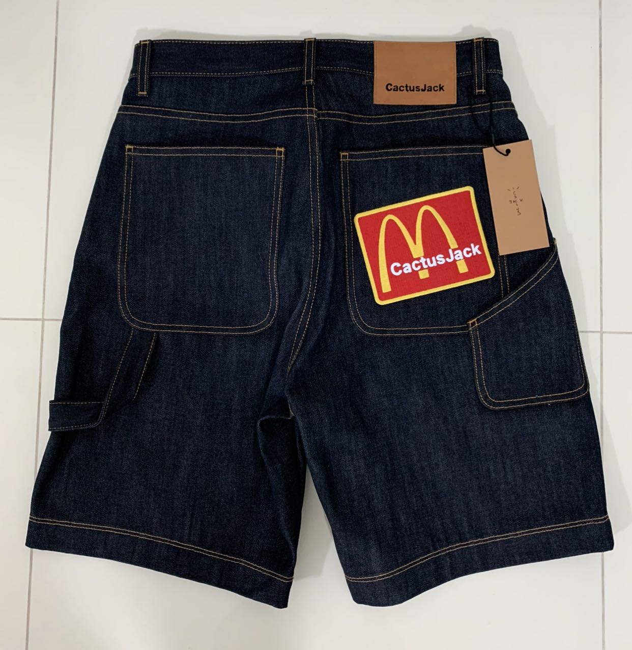 Travis Scott x McDonald's denim shorts, Men's Fashion, Bottoms ...