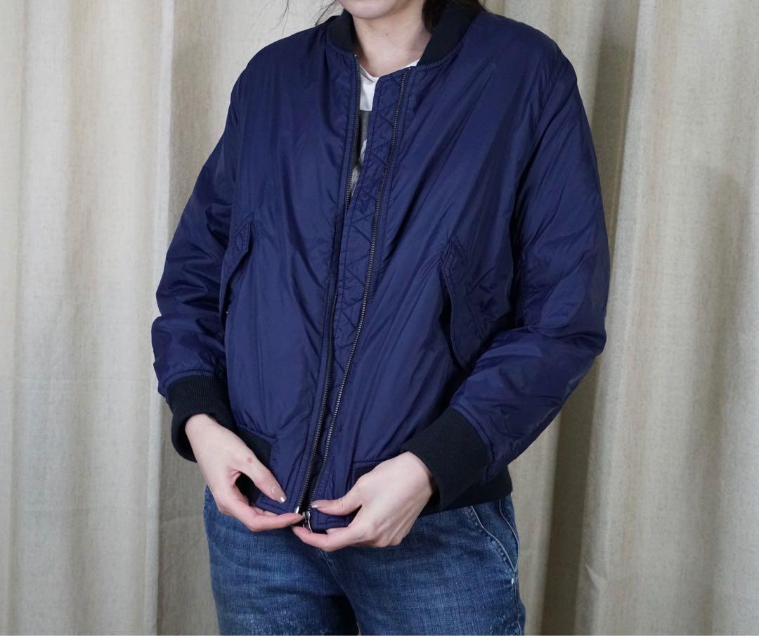 Uniqlo outlet blue jacket