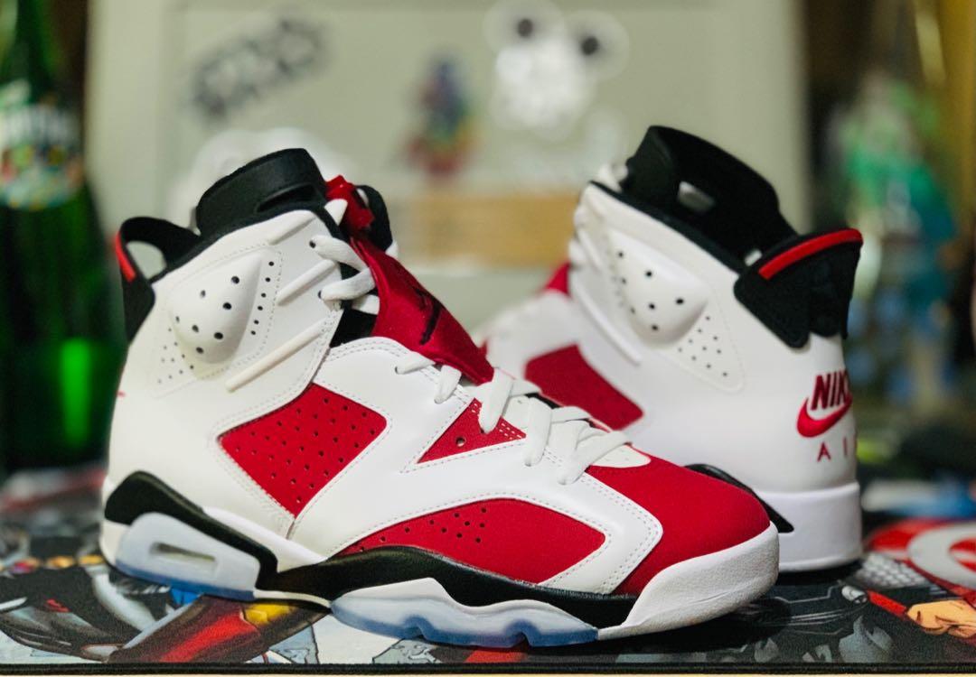 Air jordan on sale 6 carmine og