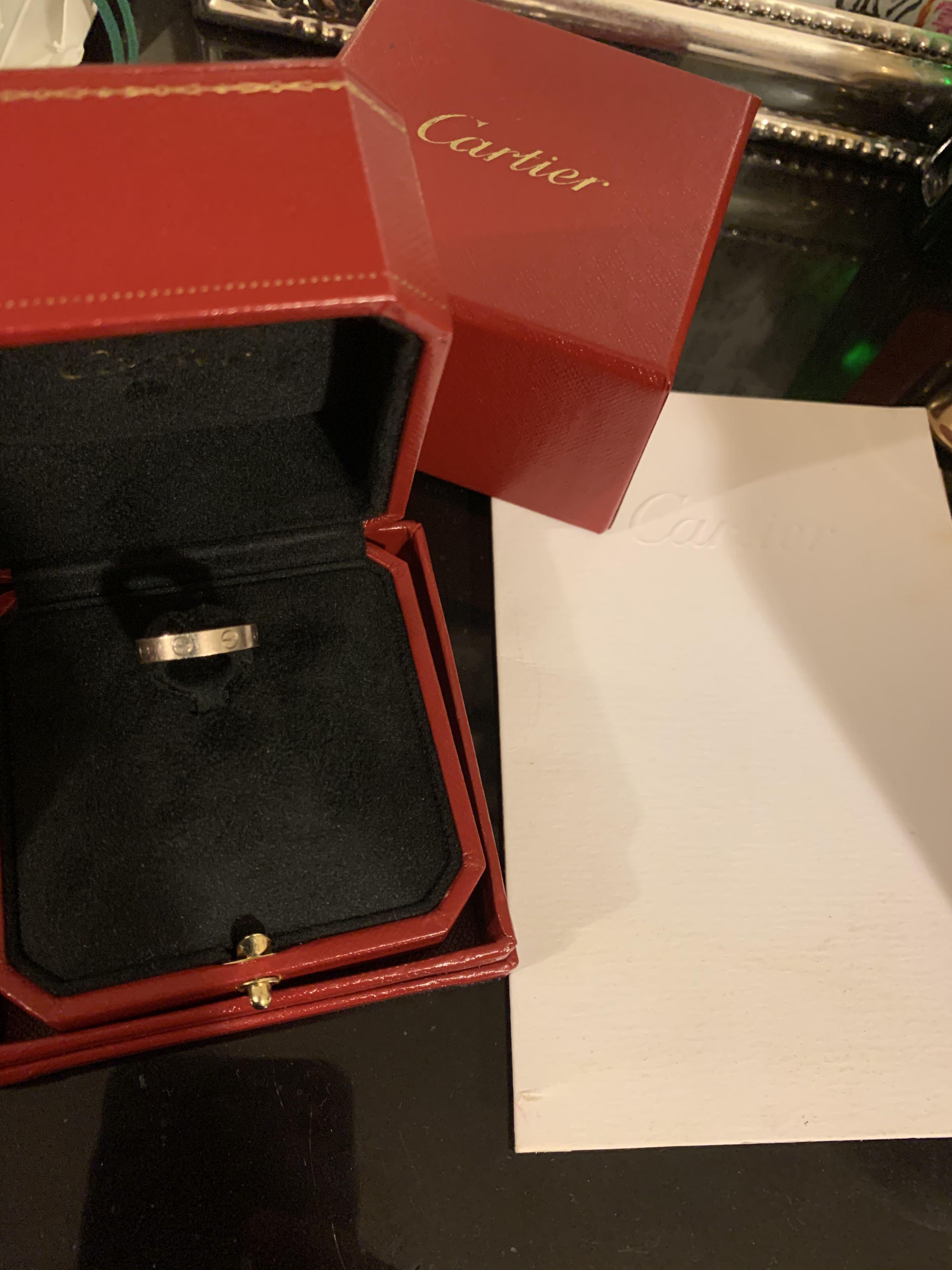 cartier ring used