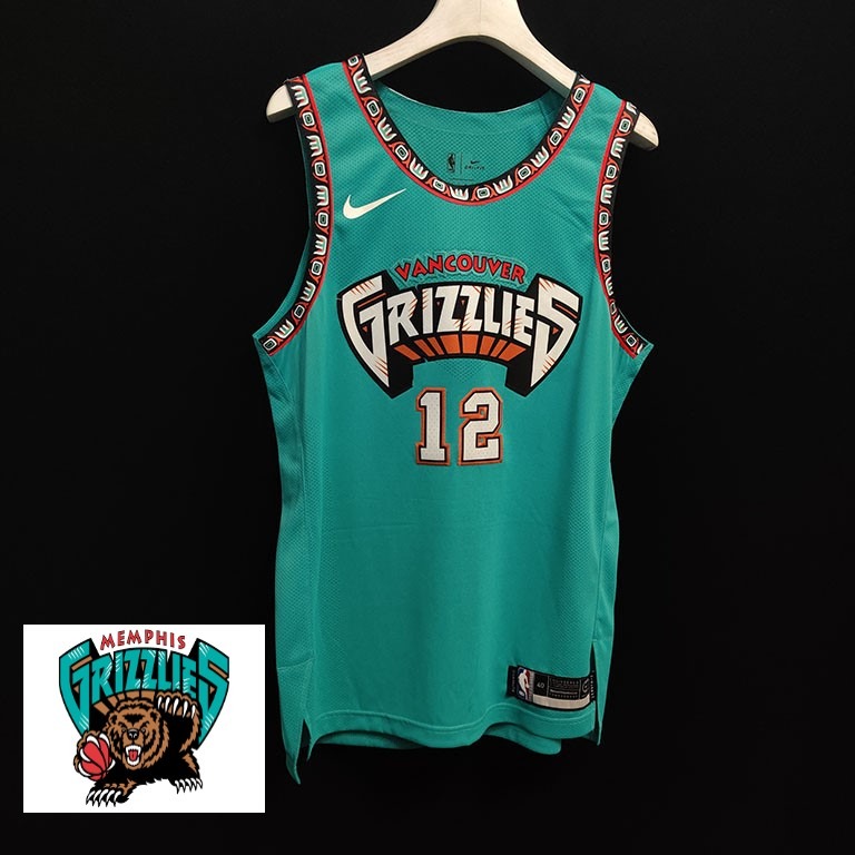 Vancouver grizzlies classic edition authentic NBA jersey Morant