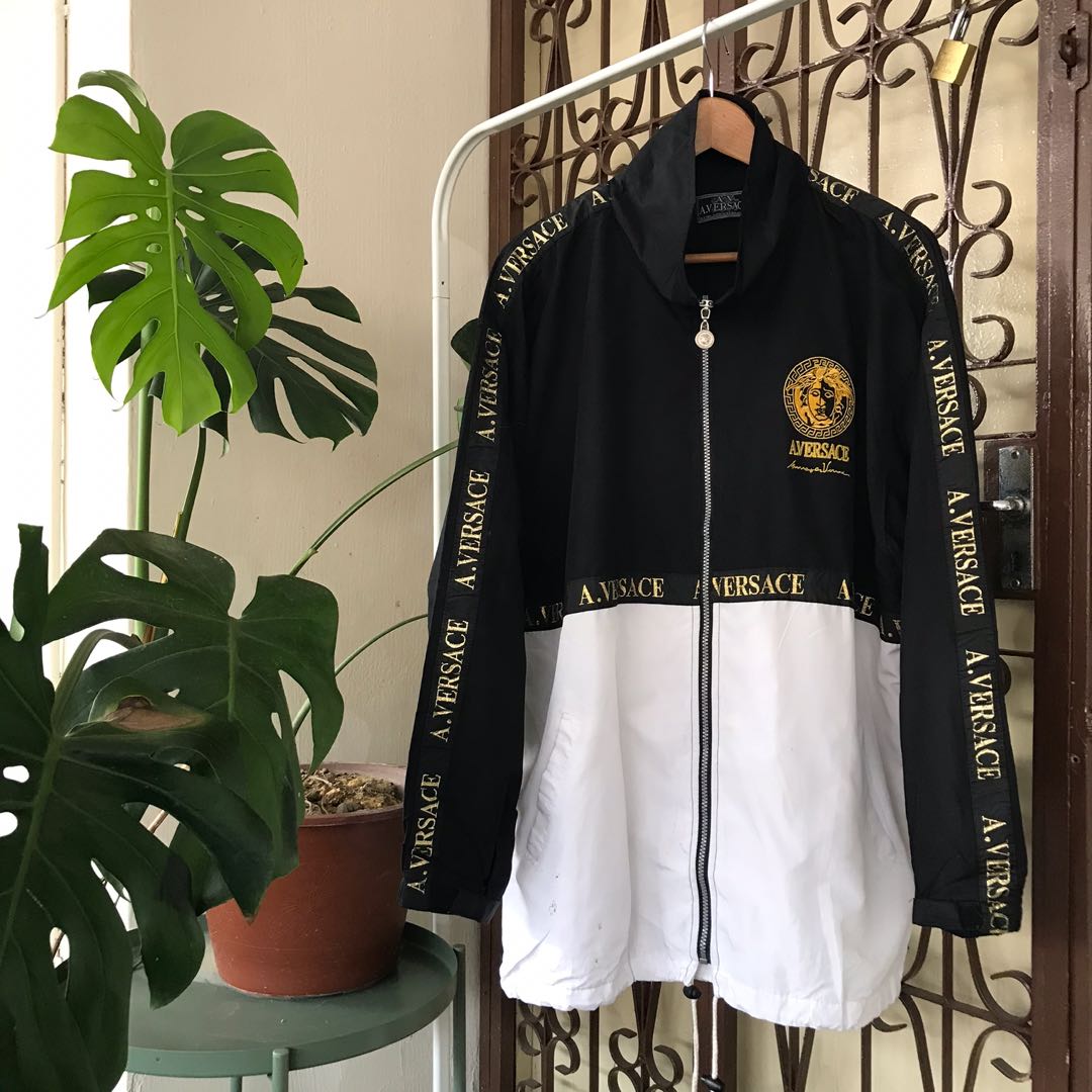 Versace cheap windbreaker jacket
