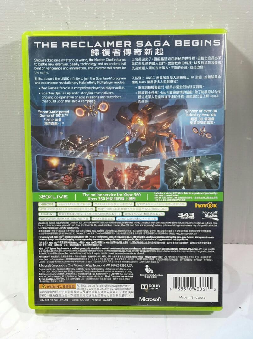 Xbox 360 Halo 4 Game 2 Disc (Category: Xbox) located in Paranaque City. Submitted by vintagepopsicle (Listing ID 1069910960, Image 2). Description: Xbox 360 Halo 4 Game 2pc Disc. excellent entertainment. we have 2pcs so selling one. Game tested on an xbox 360. please examine photos posted here as they are part of the description. sold asis. excellent working condition..