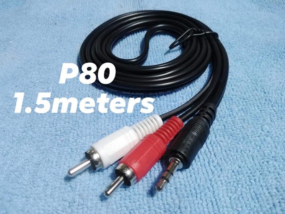 3.5mm jack to rca cable (Category: Portable Audio Accessories) located in Quezon City. Submitted by smithwarren46 (Listing ID 1070143104, Image 1). Description: Brandnew #babyjack #rcacable Standard 3.5mm to rca Jack cable P80 1.5mtrs P100 3meters P130 10meters pick up Lagro Q.C. Or via delivery service rider po. More item for sale.. like or follow my page #BSAonlinestore https://www.facebook.com/BSA-online-store-104063428078639/.