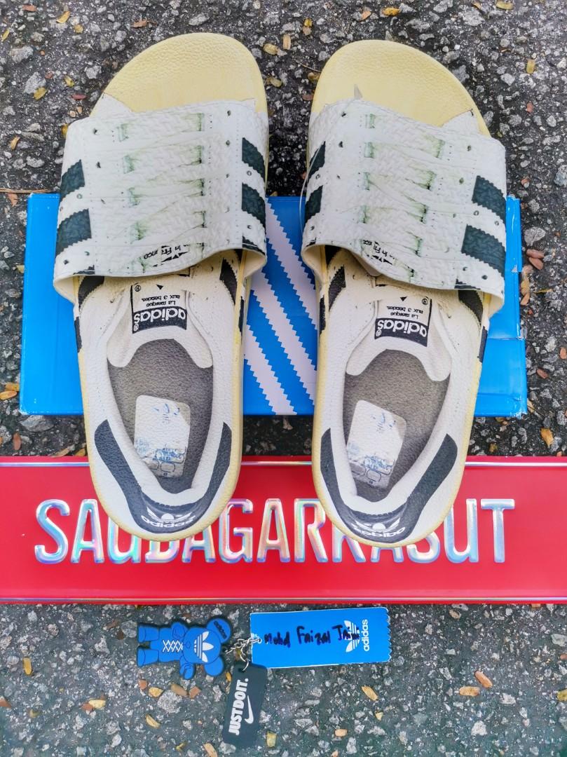 Adidas adilette superstar slides on sale