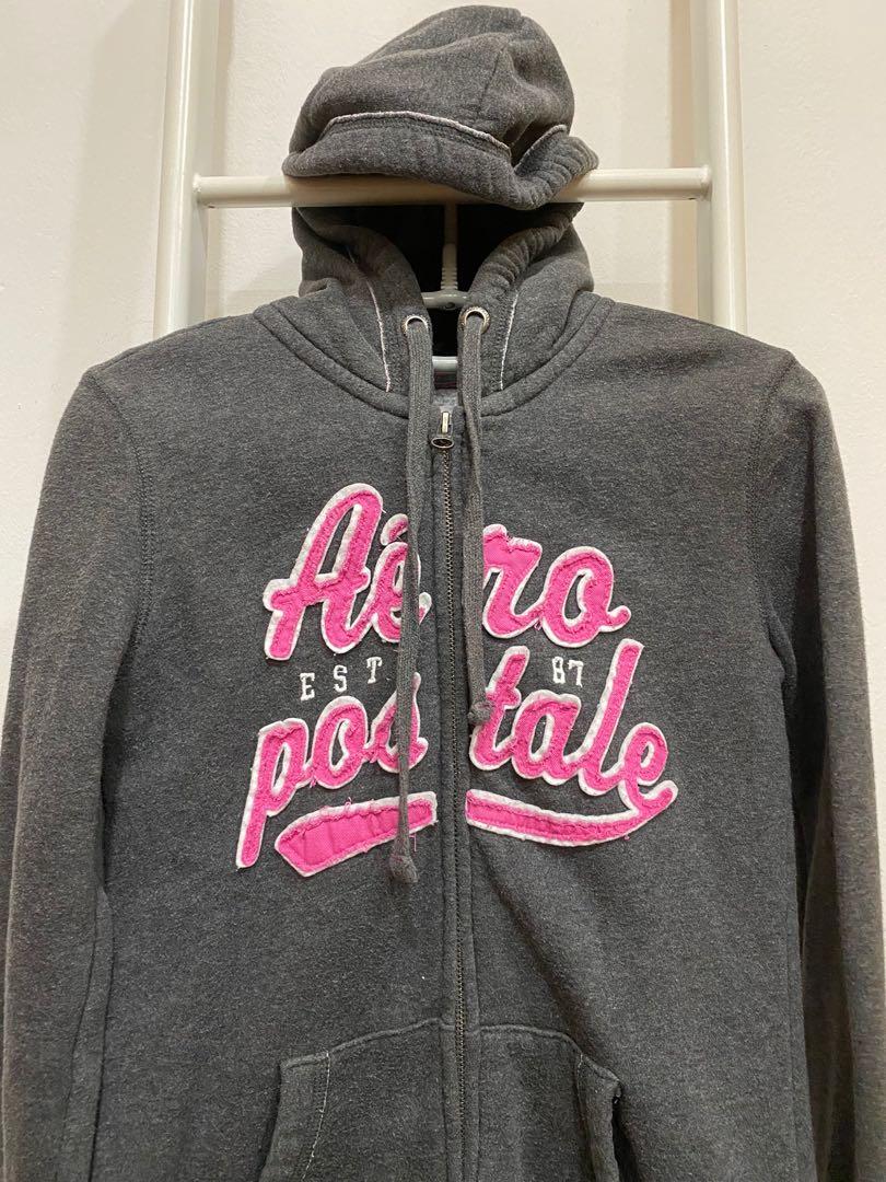 Aeropostale fur lined hooded jacket
