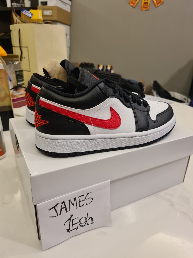 Air Jordan 1 Low Siren Red ''UK5.5'', Women's Fashion, Footwear