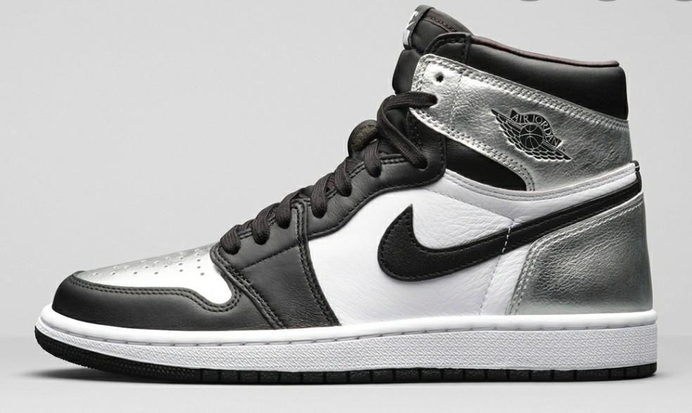 Retro 1 silver toe Clearance