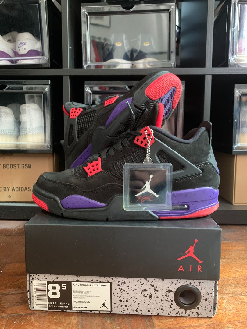 AIR JORDAN 4 RAPTORS Men s Fashion Footwear Sneakers on